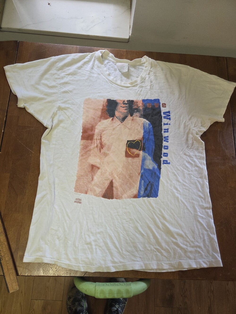 Vtg 1991 STEVE WINWOOD Shirt Refugees Of The Heart Tour Brockum Single Stitch XL